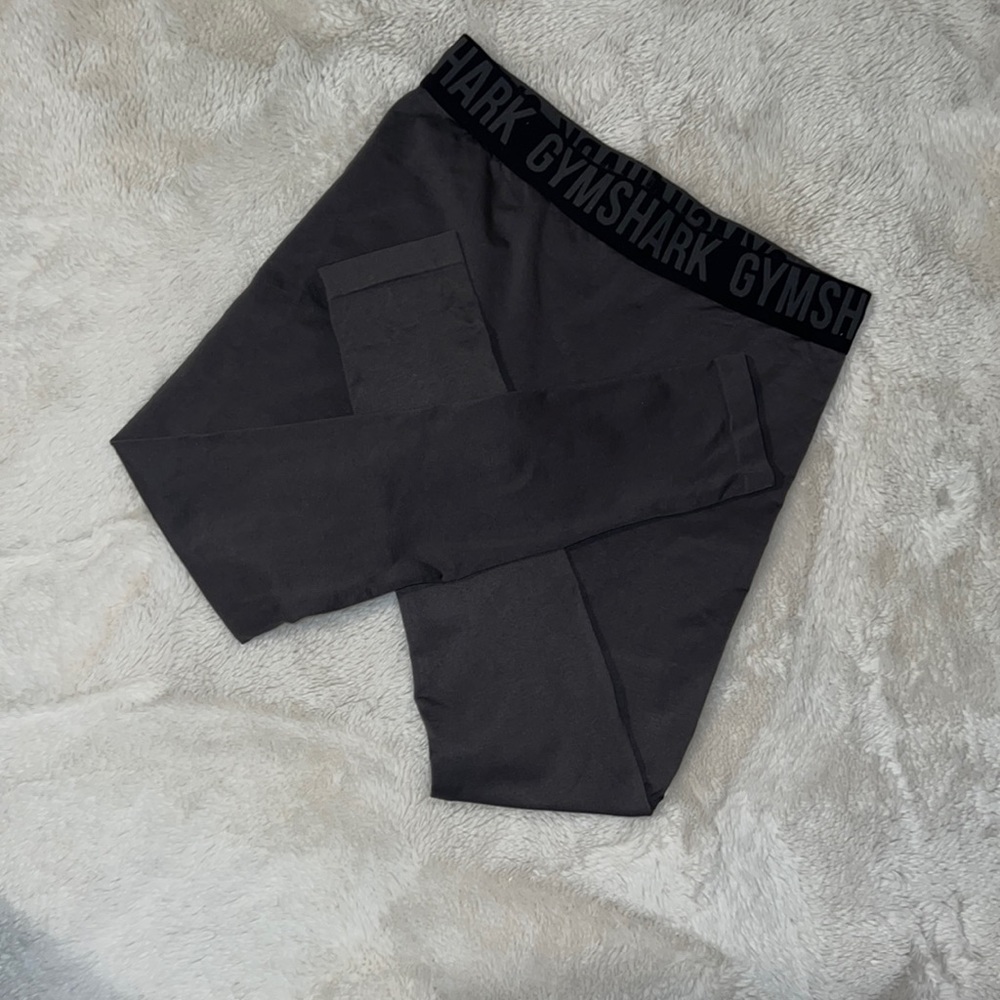 Gray Gym Shark Leggings